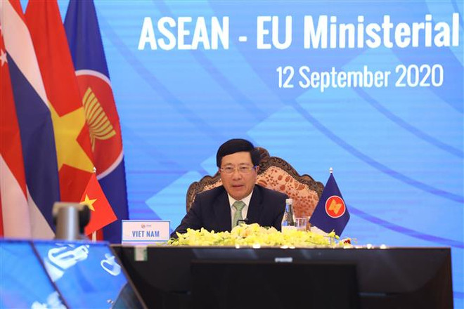 2020东盟轮值主席年:东盟与欧盟和东盟与印度外长会以视频形式召开 ảnh 1 2020东盟轮值主席年:东盟与欧盟和东盟与印度外长会以视频形式召开 ảnh 1