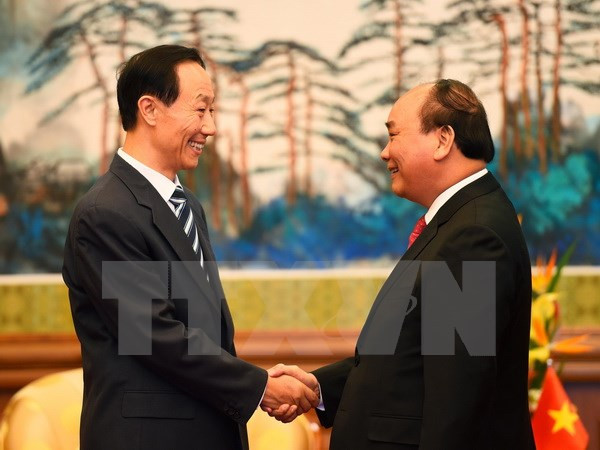 阮春福总理会见中共中央总书记、国家主席习近平 ảnh 2