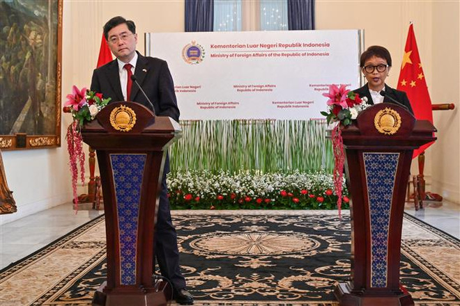 印度尼西亚肯定关于缅甸问题五点共识的作用 ảnh 1 印度尼西亚肯定关于缅甸问题五点共识的作用 ảnh 1