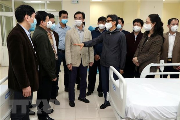 武德儋副总理对广宁和海阳两省的防疫工作进行实地检查 ảnh 1