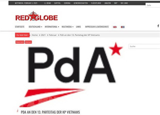 越共十三大:德国学者突出越南共产党对国际共产主义运动和工人运动的历史性意义 ảnh 2 越共十三大:德国学者突出越南共产党对国际共产主义运动和工人运动的历史性意义 ảnh 2