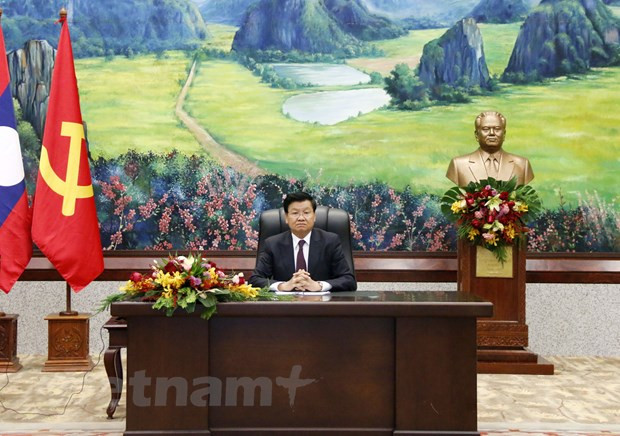 越共中央总书记、国家主席阮富仲与老挝人民革命党中央委员会总书记、政府总理通伦·西苏里通电话 ảnh 2 越共中央总书记、国家主席阮富仲与老挝人民革命党中央委员会总书记、政府总理通伦·西苏里通电话 ảnh 2