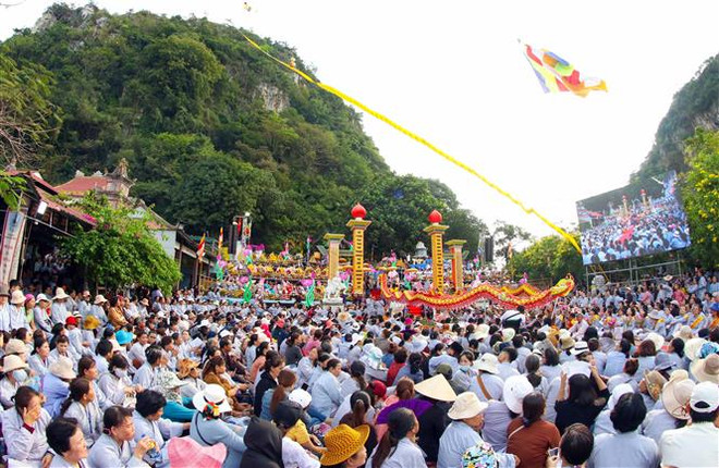 岘港市五行山观世音菩萨庙会被列入国家非物质文化遗产名录 ảnh 2