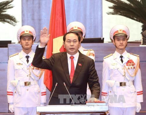 世界各国领导人向越南新任国家主席陈大光和国会主席阮氏金银致贺电 ảnh 1 世界各国领导人向越南新任国家主席陈大光和国会主席阮氏金银致贺电 ảnh 1