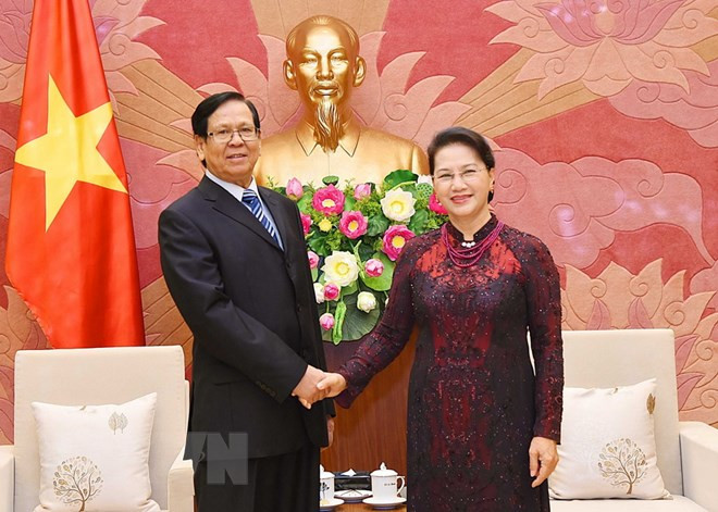 国会主席阮氏金银会见缅甸联邦议会副议长艾达昂 ảnh 1 国会主席阮氏金银会见缅甸联邦议会副议长艾达昂 ảnh 1