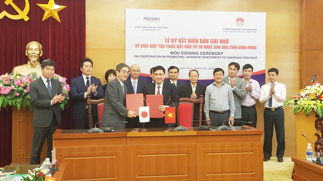 永福省同日本瑞穗银行签署投资合作备忘录 ảnh 2 永福省同日本瑞穗银行签署投资合作备忘录 ảnh 2