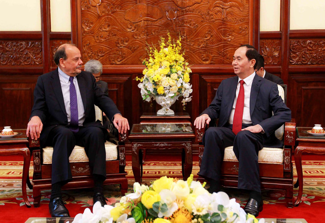 国家主席陈大光会见智利驻越大使克劳迪奥·德·内格里 ảnh 2 国家主席陈大光会见智利驻越大使克劳迪奥·德·内格里 ảnh 2