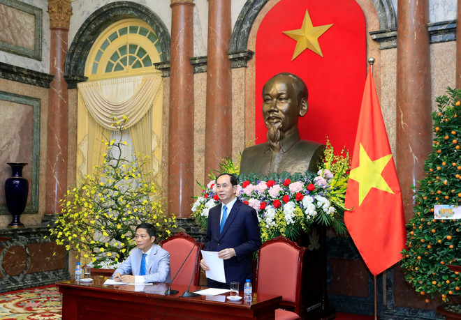 国家主席陈大光:以越南企业和商品的成功为行动指南针 ảnh 1 国家主席陈大光:以越南企业和商品的成功为行动指南针 ảnh 1