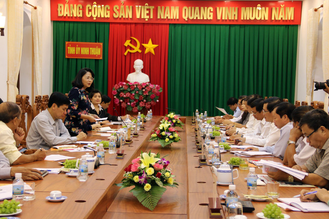 越南国家副主席邓氏玉盛赴宁顺省调研指导工作 ảnh 1