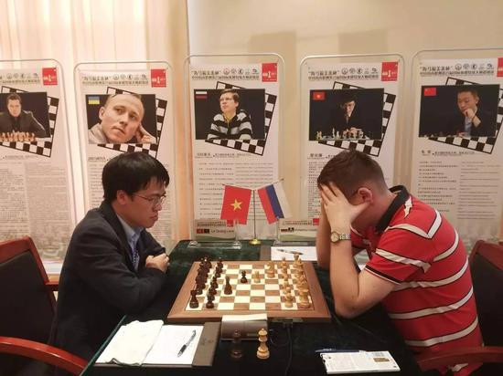 中国儋州国象超霸战第四轮：黎光廉升至第二位 ảnh 1