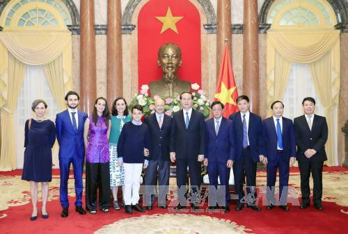 越南国家主席陈大光会见墨西哥前总统卡洛斯 ảnh 2 越南国家主席陈大光会见墨西哥前总统卡洛斯 ảnh 2