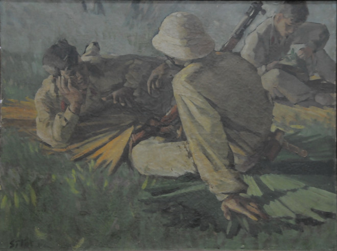 越南伤残军人和烈士日70周年：“不可忘记的岁月”画展在河内举行 ảnh 1