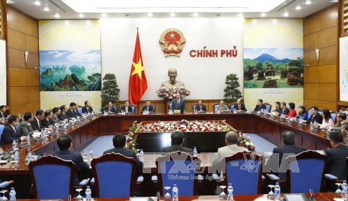 阮春福总理会见越南驻外大使和外交代表机构首席代表 ảnh 1 阮春福总理会见越南驻外大使和外交代表机构首席代表 ảnh 1