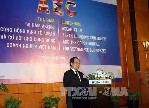 东盟成立50周年：东盟经济共同体——越南企业的商机 ảnh 1