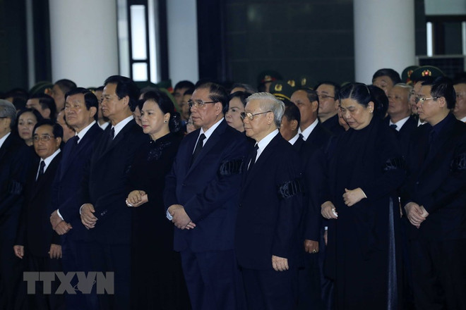 越南国家主席陈大光追悼会（组图） ảnh 3