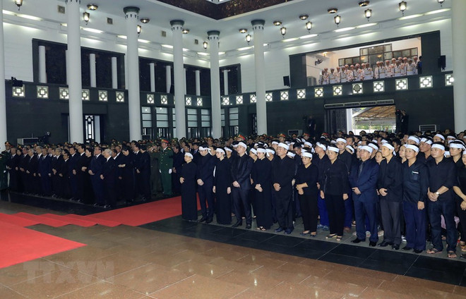 越南国家主席陈大光追悼会（组图） ảnh 1
