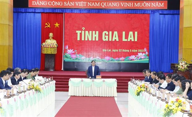 越南政府总理范明政:嘉莱省力争至2030年成为西原地区的动力区 ảnh 1 越南政府总理范明政:嘉莱省力争至2030年成为西原地区的动力区 ảnh 1