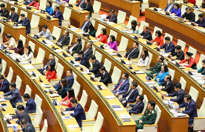 越南第十五届国会第三次会议新闻公报(第一号) ảnh 2 越南第十五届国会第三次会议新闻公报(第一号) ảnh 2