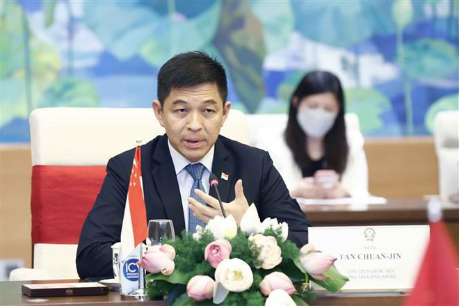 新加坡国会议长陈川仁圆满结束对越南进行的正式访问 ảnh 1 新加坡国会议长陈川仁圆满结束对越南进行的正式访问 ảnh 1