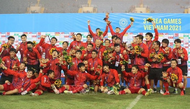 第31届东运会男足决赛:国际媒体赞赏越南U23队的胜利 ảnh 1 第31届东运会男足决赛:国际媒体赞赏越南U23队的胜利 ảnh 1