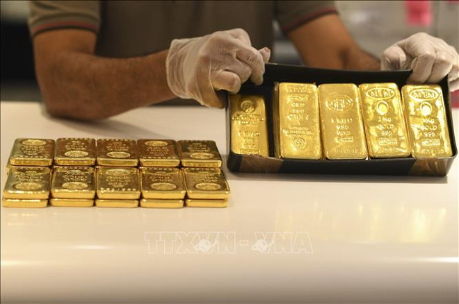 5月27日上午越南国内黄金价格上涨40万越盾 ảnh 1 5月27日上午越南国内黄金价格上涨40万越盾 ảnh 1