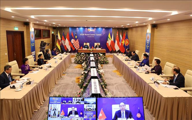 东盟女领导人会议:妇女为东盟全面和可持续复苏做出巨大贡献 ảnh 2 东盟女领导人会议:妇女为东盟全面和可持续复苏做出巨大贡献 ảnh 2
