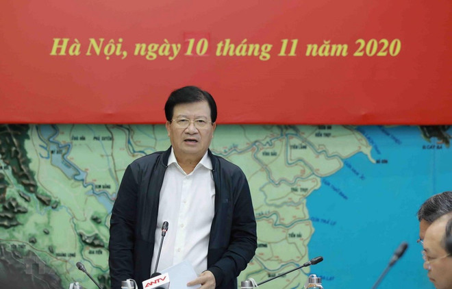 政府副总理郑廷勇:本着“四个就地”方针主动应对第12号和第13号台风 ảnh 1 政府副总理郑廷勇:本着“四个就地”方针主动应对第12号和第13号台风 ảnh 1