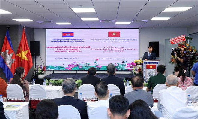 柬埔寨国庆67周年见面会在胡志明市举行 ảnh 1