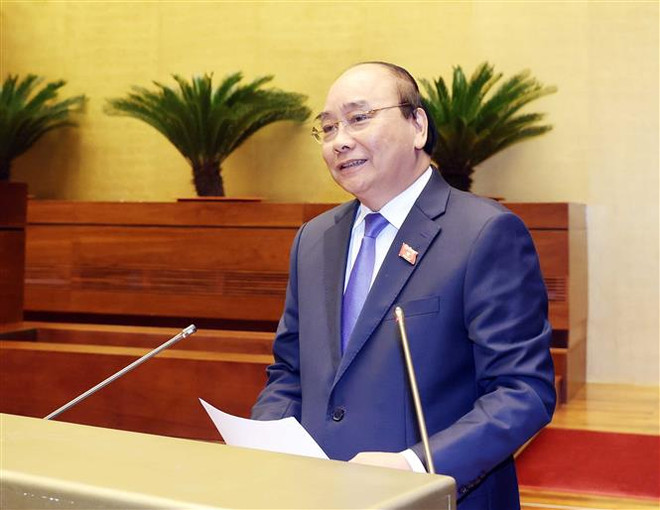 国会第十次会议:政府总理阮春福接受代表询问 ảnh 1 国会第十次会议:政府总理阮春福接受代表询问 ảnh 1