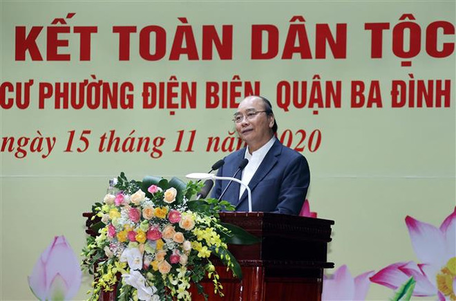 越南政府总理阮春福出席河内市奠边坊全民族大团结日活动 ảnh 2 越南政府总理阮春福出席河内市奠边坊全民族大团结日活动 ảnh 2