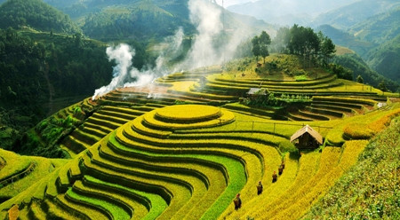 越南安沛省姆庚寨梯田跻身全球五十大最美的旅游景点 ảnh 1 越南安沛省姆庚寨梯田跻身全球五十大最美的旅游景点 ảnh 1