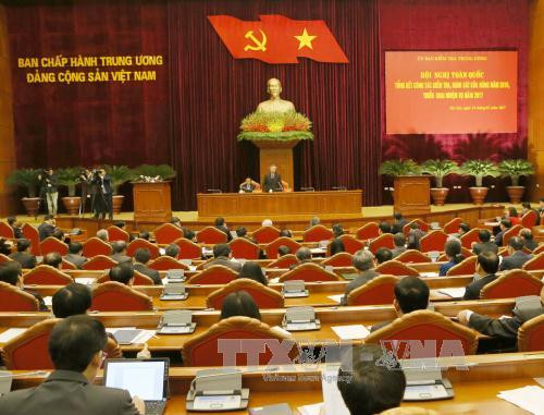 阮富仲总书记出席全国党的监督检查工作会议 ảnh 1