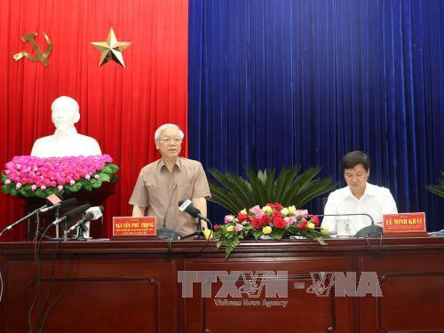 阮富仲总书记:薄辽省应优先发展高科技优质农业 ảnh 1  阮富仲总书记:薄辽省应优先发展高科技优质农业 ảnh 1