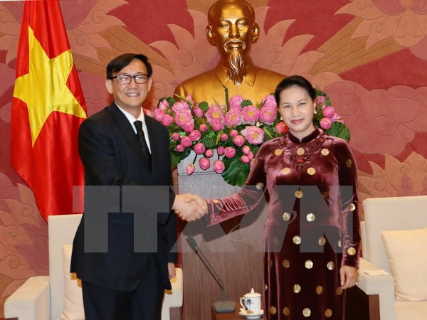 国会主席阮氏金银会见日本和泰国驻越大使 ảnh 2 国会主席阮氏金银会见日本和泰国驻越大使 ảnh 2