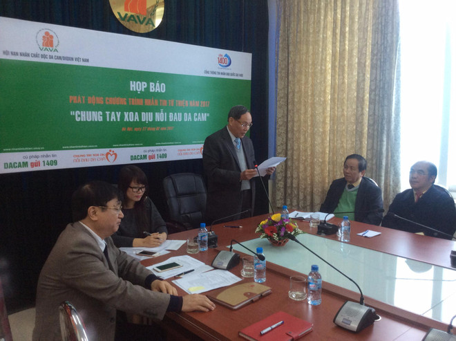 《抚平橙毒剂受害者之痛》发短信慈善捐款活动启动 ảnh 1