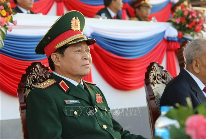 老挝隆重举行人民军建军70周年纪念集会 ảnh 3