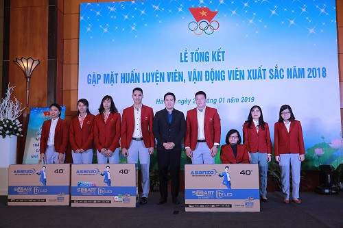 2018年优秀运动员表彰会在河内举行 ảnh 2 2018年优秀运动员表彰会在河内举行 ảnh 2