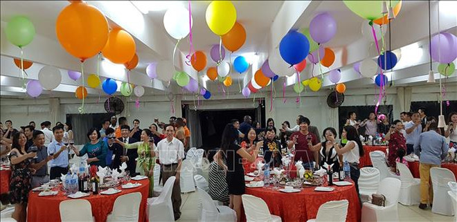 越南驻多国大使馆纷纷举行迎春活动 ảnh 4 越南驻多国大使馆纷纷举行迎春活动 ảnh 4