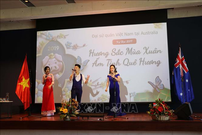 旅居海外越南侨胞喜迎2019年新春 ảnh 1