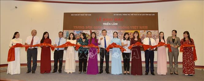 越南传统民间画展展现浓郁民族文化特色 ảnh 1