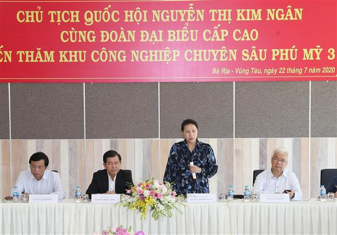 国会主席阮氏金银莅临巴地头顿省调研指导工作 ảnh 3 国会主席阮氏金银莅临巴地头顿省调研指导工作 ảnh 3
