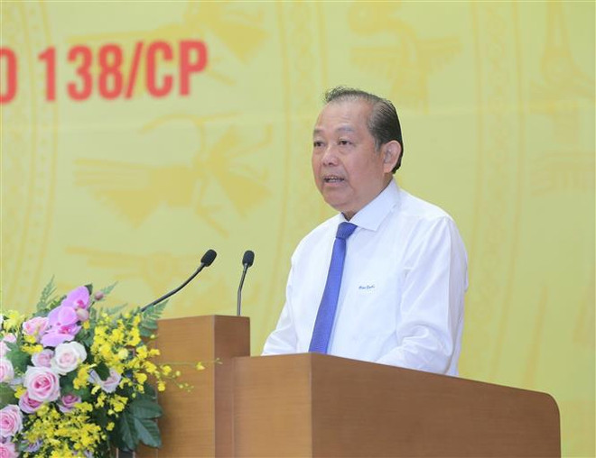 张和平副总理:坚决调整处理“为虎作伥”的干部、公务员 ảnh 2 张和平副总理:坚决调整处理“为虎作伥”的干部、公务员 ảnh 2