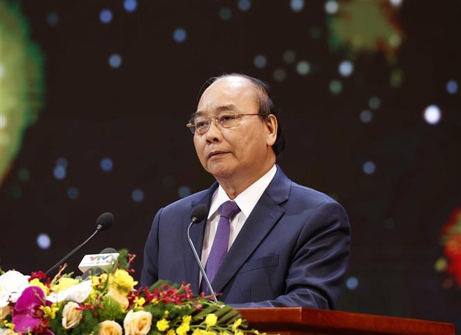 阮春福总理出席越南英雄母亲代表见面会 ảnh 2 阮春福总理出席越南英雄母亲代表见面会 ảnh 2