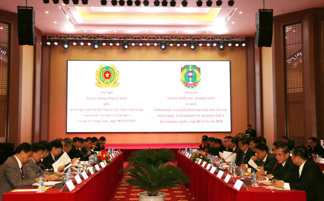越南与老挝加强犯罪预防打击合作 ảnh 2