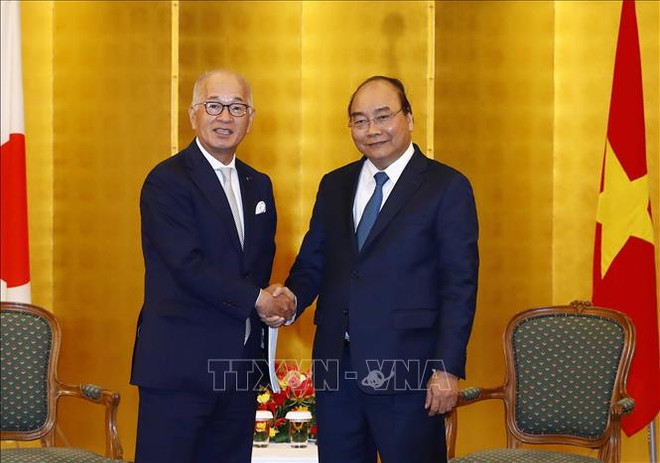 政府总理阮春福会见在越投资兴业的日本企业领导 ảnh 3 政府总理阮春福会见在越投资兴业的日本企业领导 ảnh 3