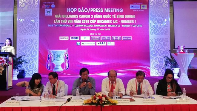 2019年第八次平阳省国际三库开伦台球赛即将开赛 ảnh 1 2019年第八次平阳省国际三库开伦台球赛即将开赛 ảnh 1