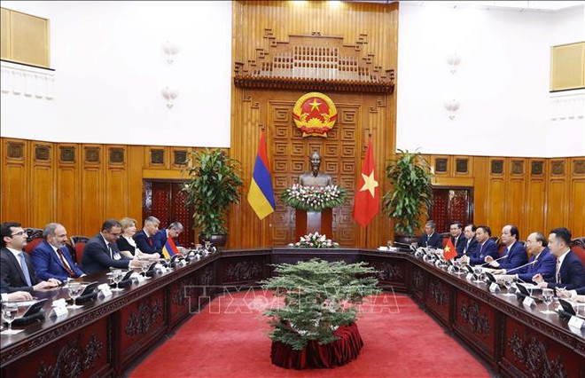 政府总理阮春福与亚美尼亚总理帕希尼扬举行会谈 ảnh 2 政府总理阮春福与亚美尼亚总理帕希尼扬举行会谈 ảnh 2