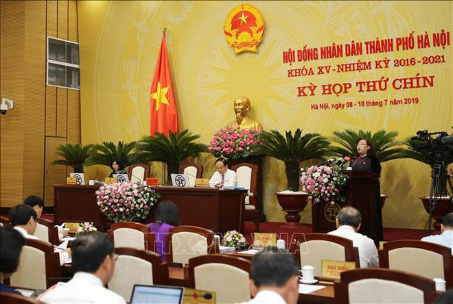 越南河内市第十五届人民议会第九次会议召开 ảnh 1 越南河内市第十五届人民议会第九次会议召开 ảnh 1