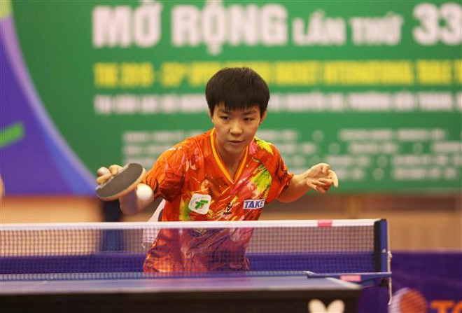 2019年金球拍杯乒乓球公开赛落下帷幕 胡志明市运动员夺得女单冠军 ảnh 1 2019年金球拍杯乒乓球公开赛落下帷幕 胡志明市运动员夺得女单冠军 ảnh 1
