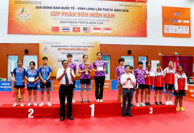 第四届越南永隆国际乒乓球锦标赛： 中国广西一队夺得团体夺冠 ảnh 2